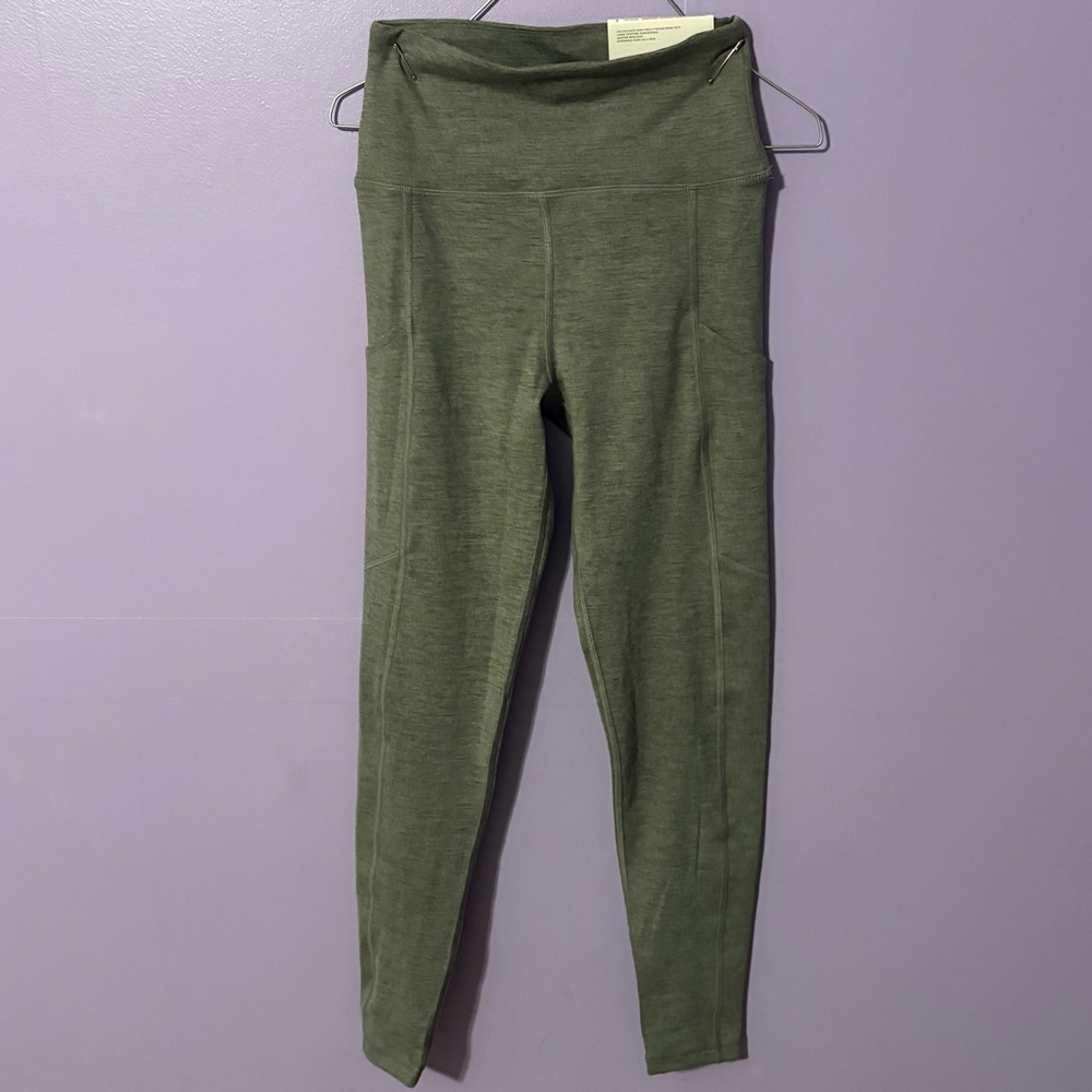 American Eagle Gray High-Waisted Leggings